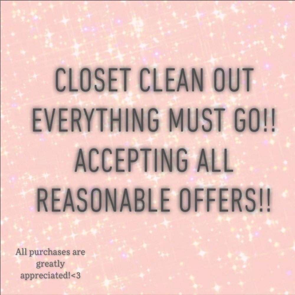 Closet clean out!